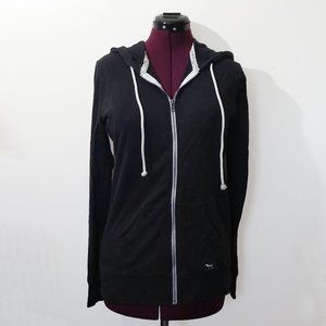 Charcoal PINK Victoria's Secret Hoodie. Women's S